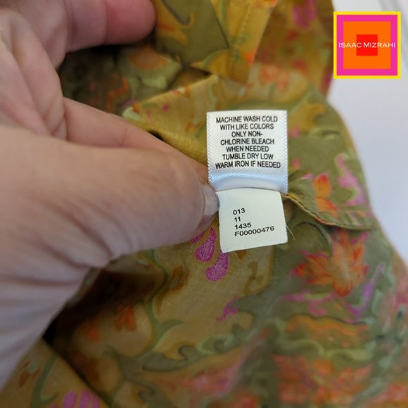ISAAC MIZRAHI TARGET CItrus Shirt - Picture 8 of 9